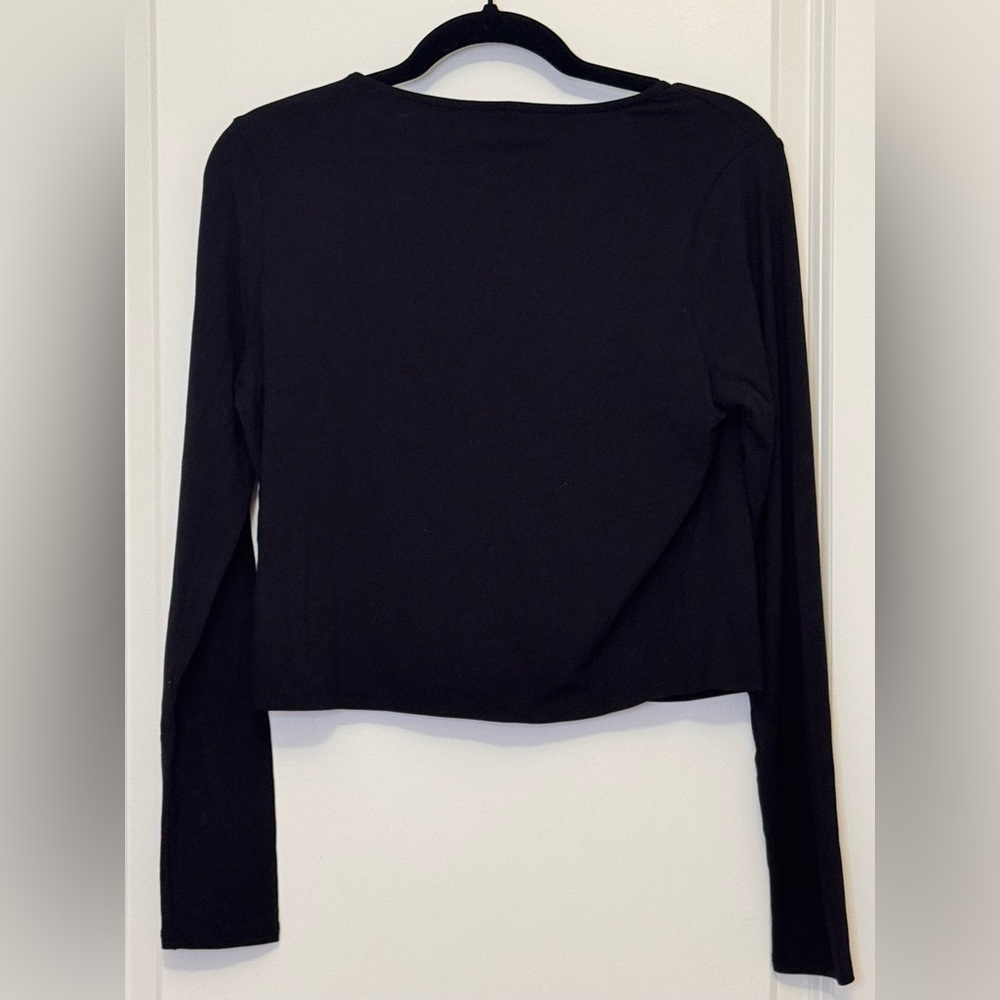 Sadie & Sage Black Cardigan Sweater - Picture 3 of 4